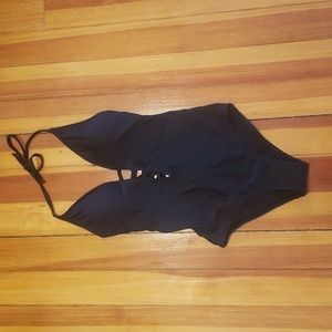Modcloth Black One-Piece Bathing Suit